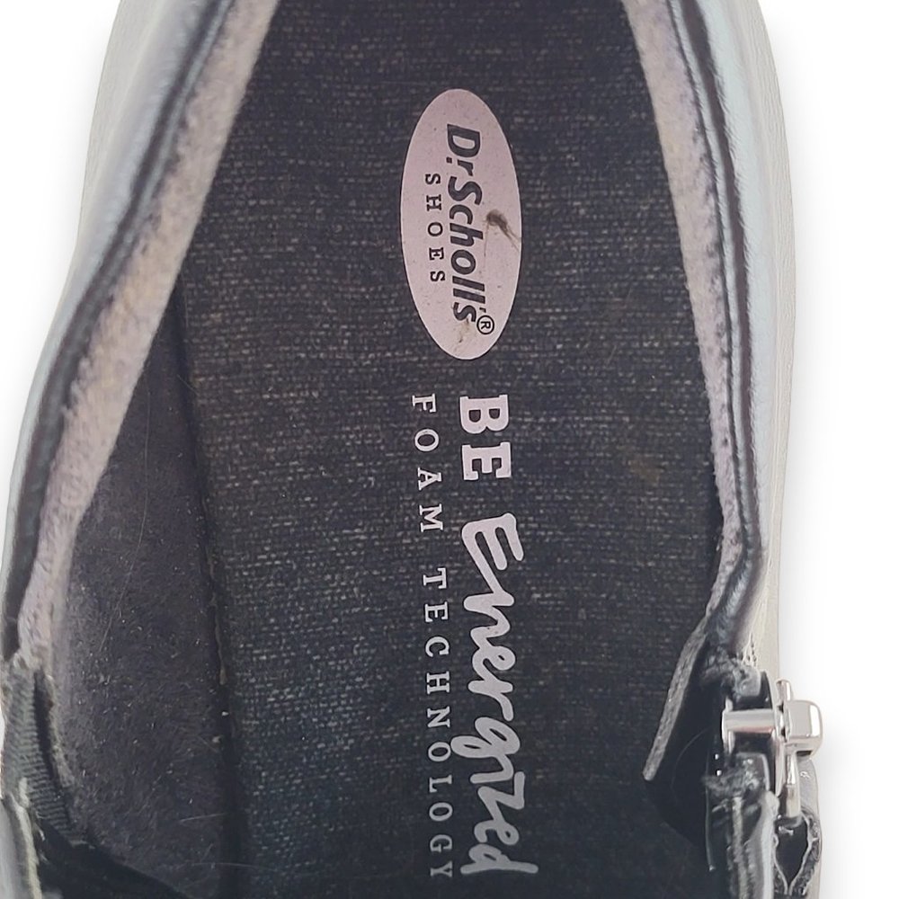 Dr. Scholl's Black Tan Almond Toe Wedge Bootie - US 9 - Picture 8 of 9